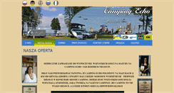 Desktop Screenshot of campingecho.pl